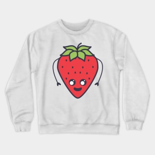 Kawaii Strawberry Crewneck Sweatshirt